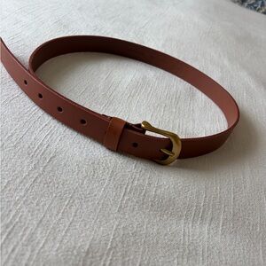 Frye | Classic Light Brown Leather Belt